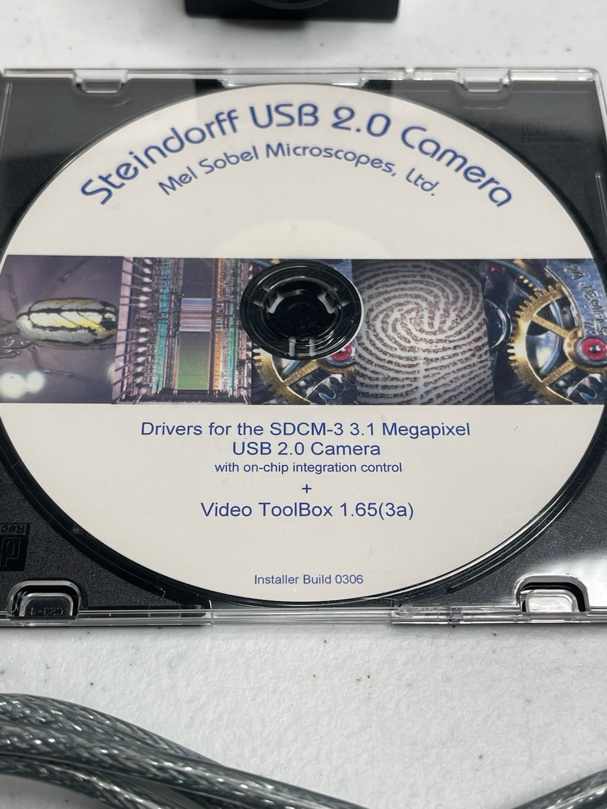 Steindorff USB 2.0 Camera W/ Driver Disc & USB Cord For Microscopes SDCM-3
