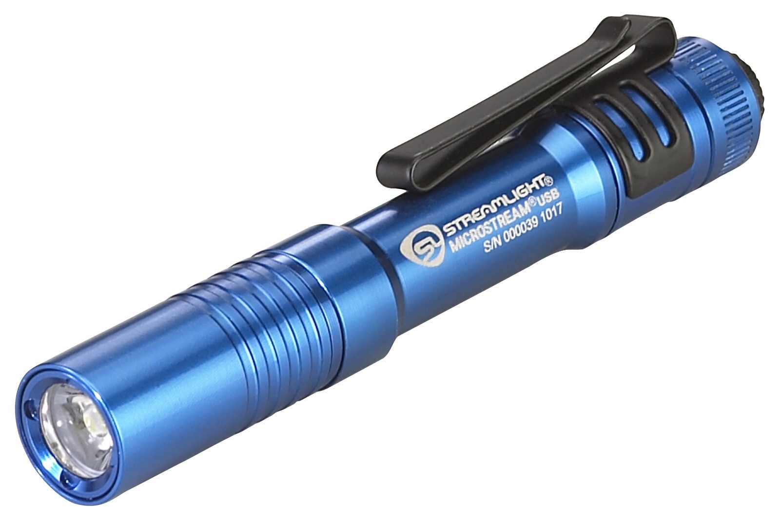 Streamlight MicroStream® USB LED Pocket Light Flashlight Blue 66603