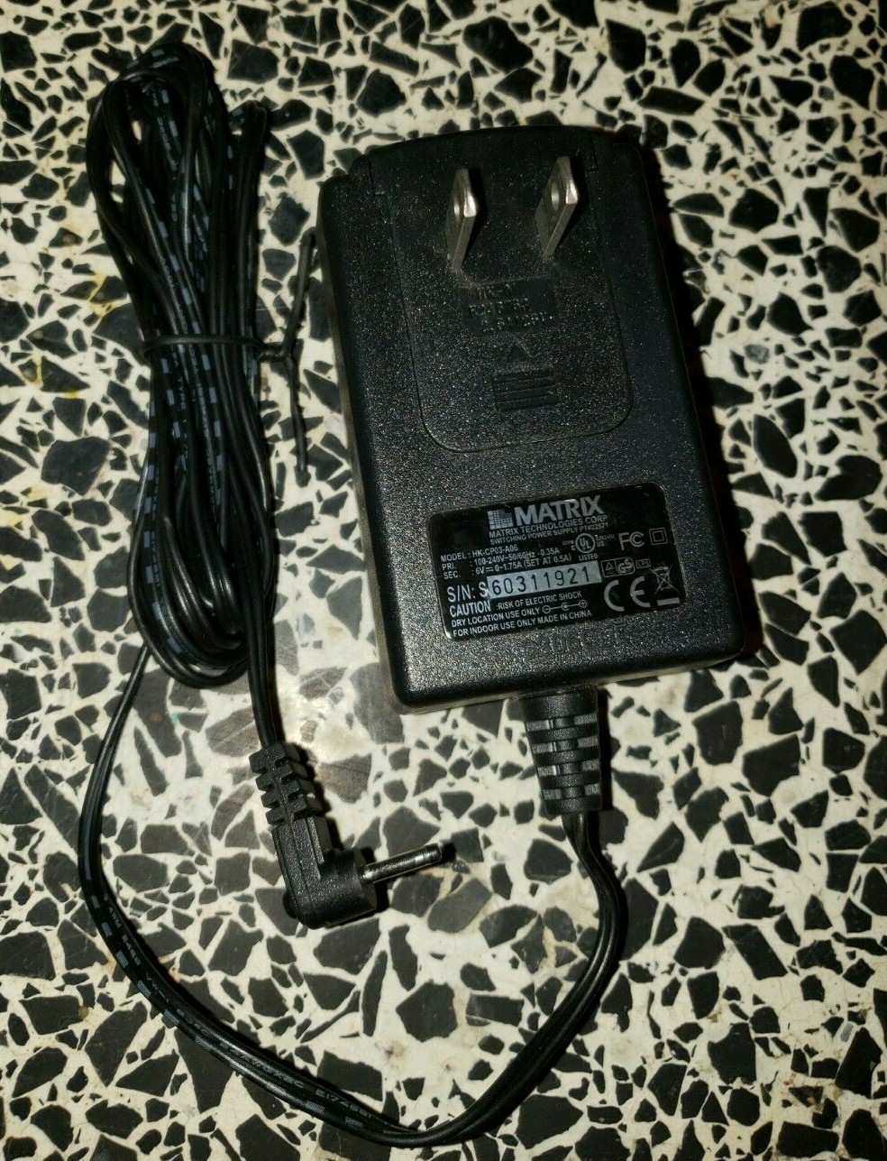 Thermo Scientific 22903/2210770 HK-CP03-A06 Pipette Power Supply Adapter