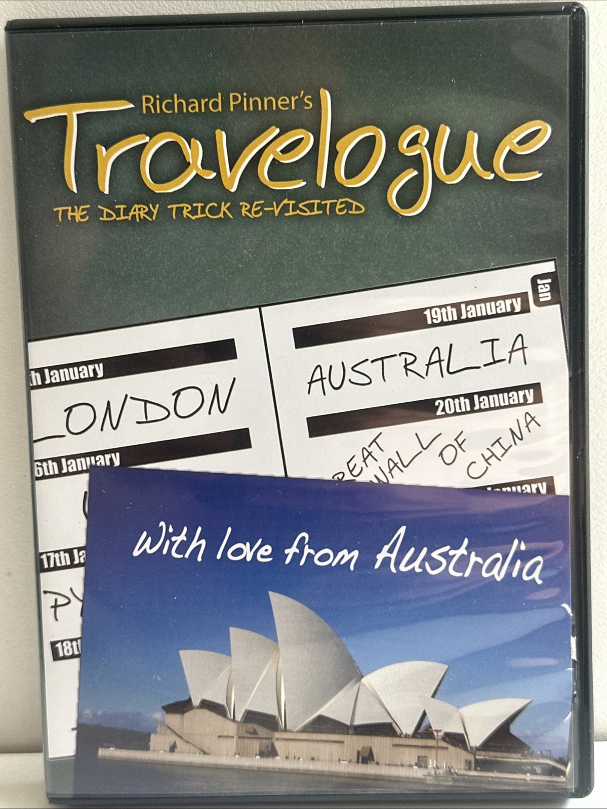 Richard Pinners Travelogue Direct Trick Revisited Magic DVD FREE Untracked Post