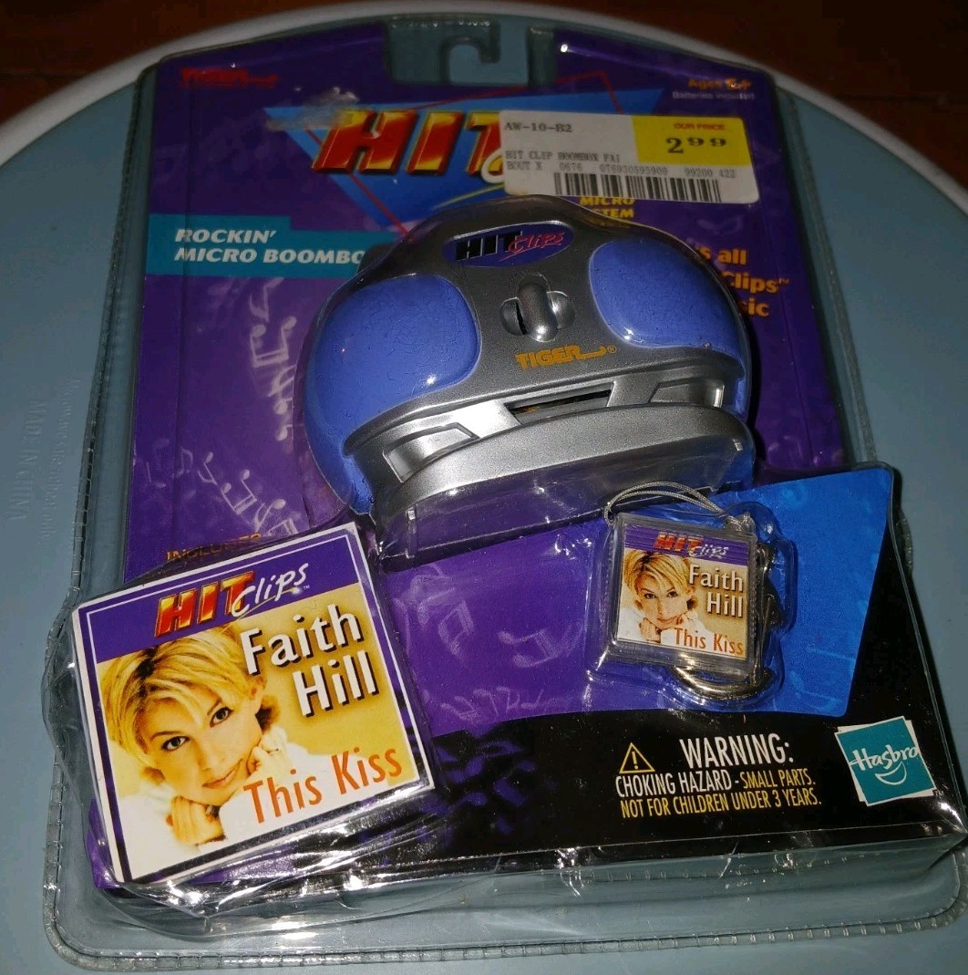 Hit Clips Rockin' Micro Music System Boombox Faith Hill This Kiss New