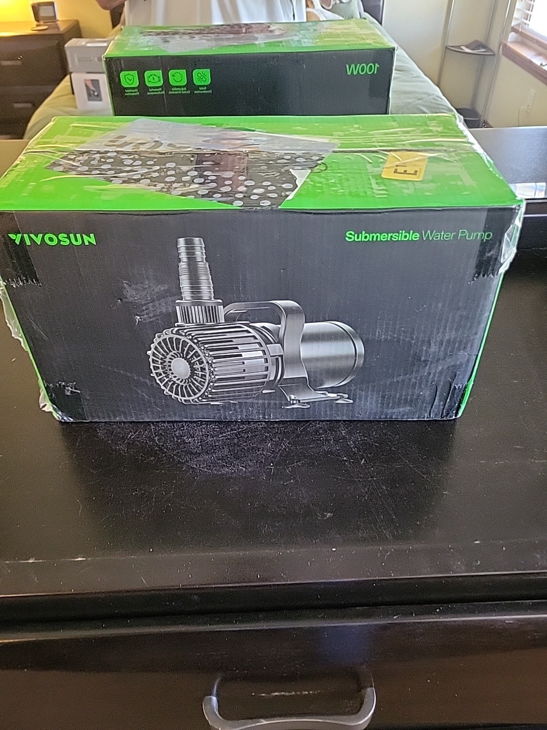 VIVOSUN 2700GPH 120W Submersible Water Pump Pond 15ft Lift High/AC - UNTESTED