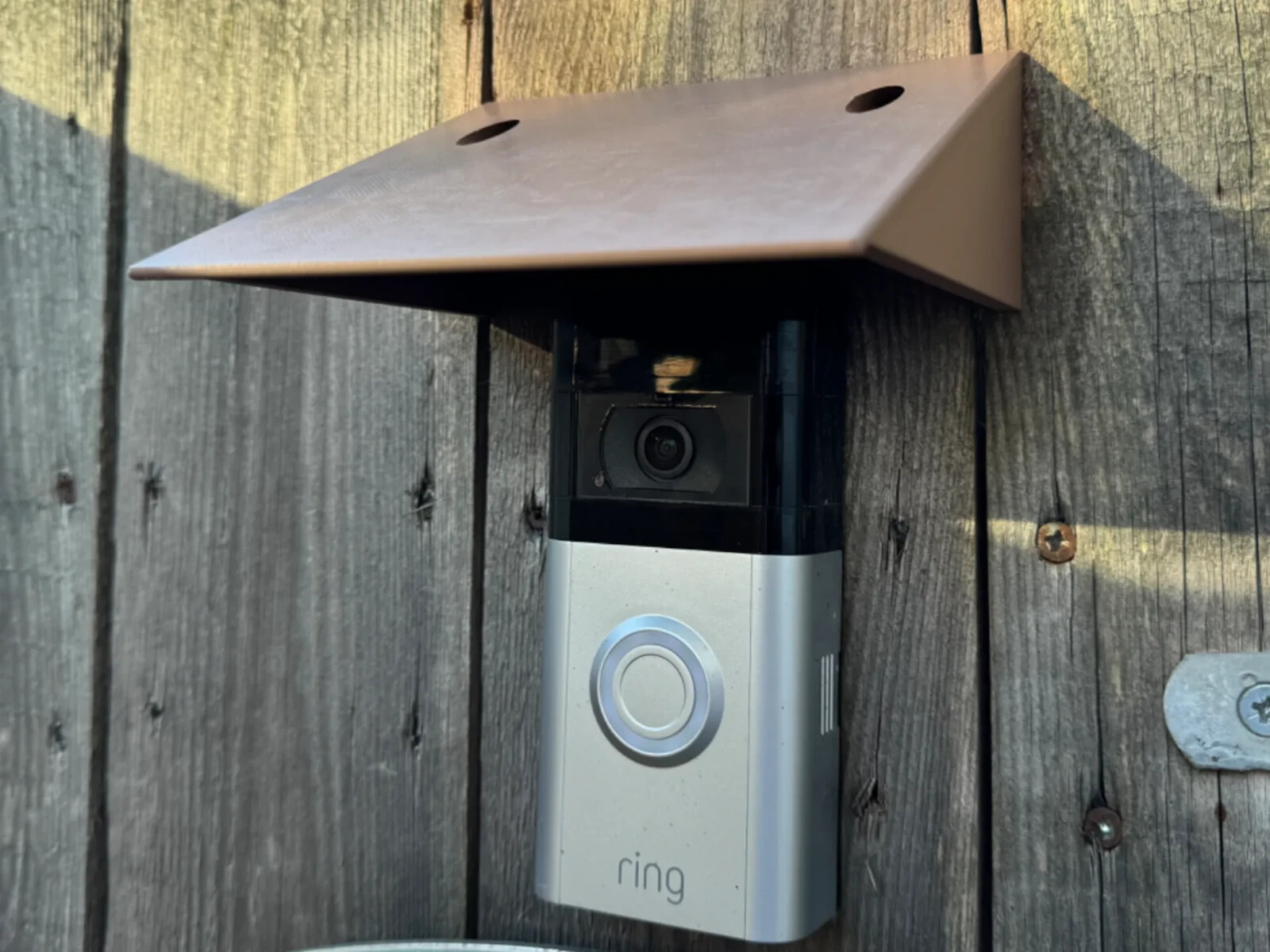 Universal XL Video Doorbell Rain Cover / Sun anti-glare hood Ring Blink Nest