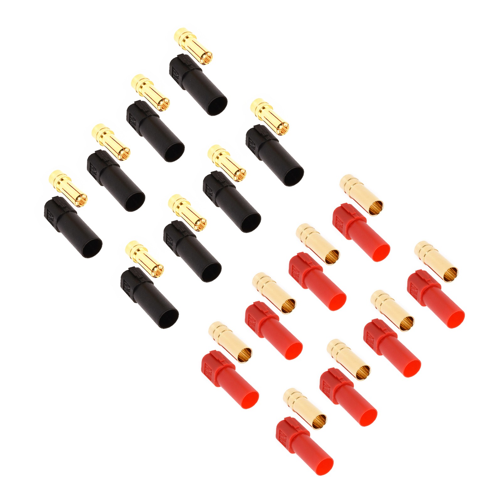 8Pairs XT150 Connector Adapter Set Female Male Banana Bullet Plug for RC Car