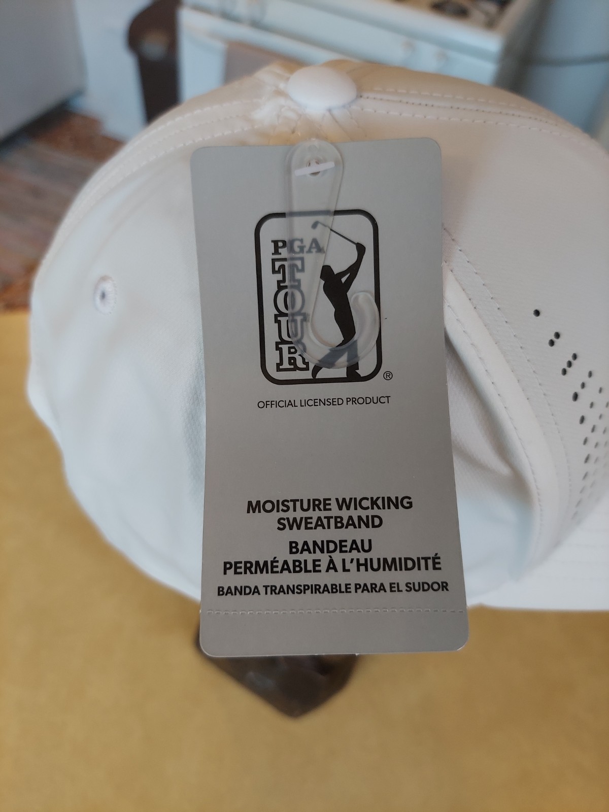 PGA Tour Nice Putt Hat Adult Universal Fit Strapback White