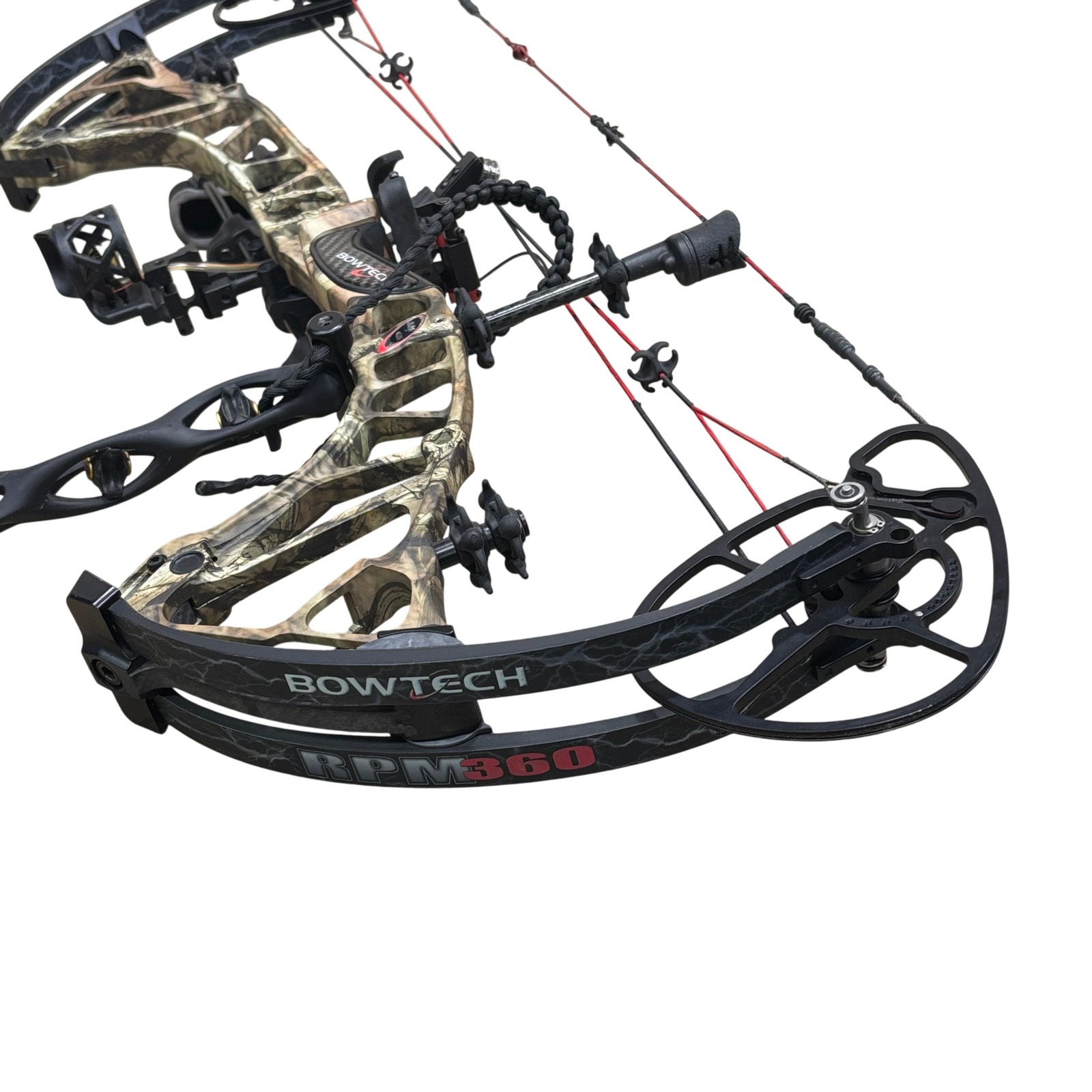 Bowtech RPM 360 Adjustable Right Hand Compound Bow Camo DL 29"- DW 60lb