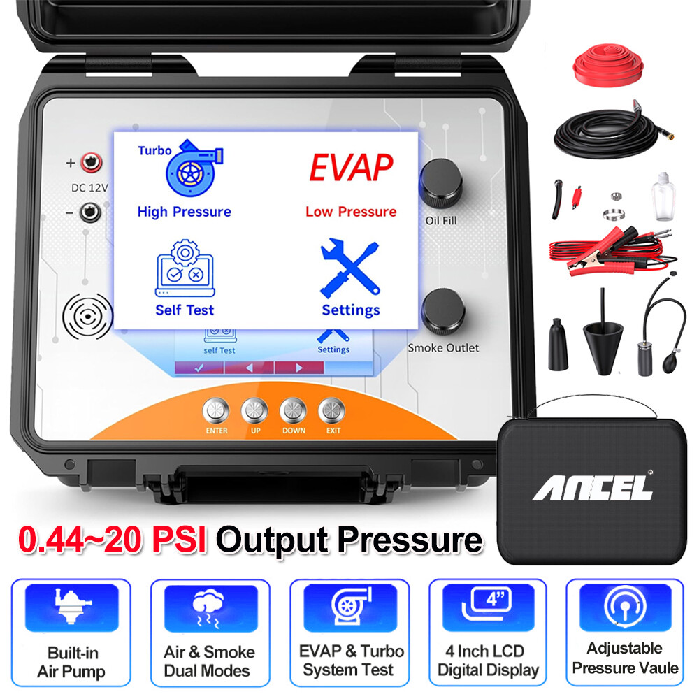 ANCEL L8000 Digital Display Car Smoke Leak Tester EVAP Machine Diagnostic Tools