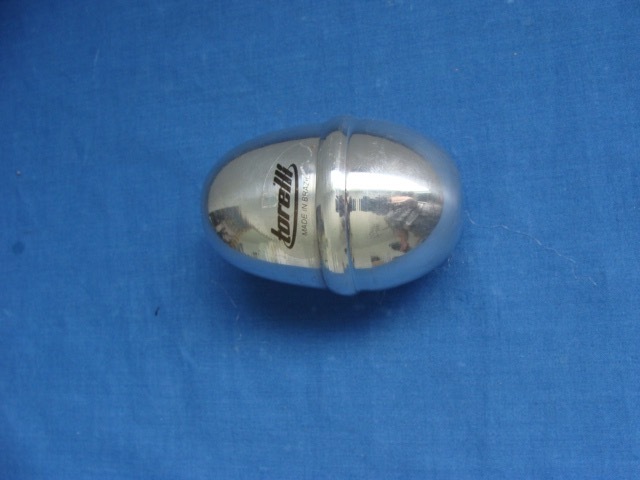 3" BRAZILIAN HANDMADE ALUMINUM EGG HAND PERCUSSION INSTRUMENT SAMBA PAGODE