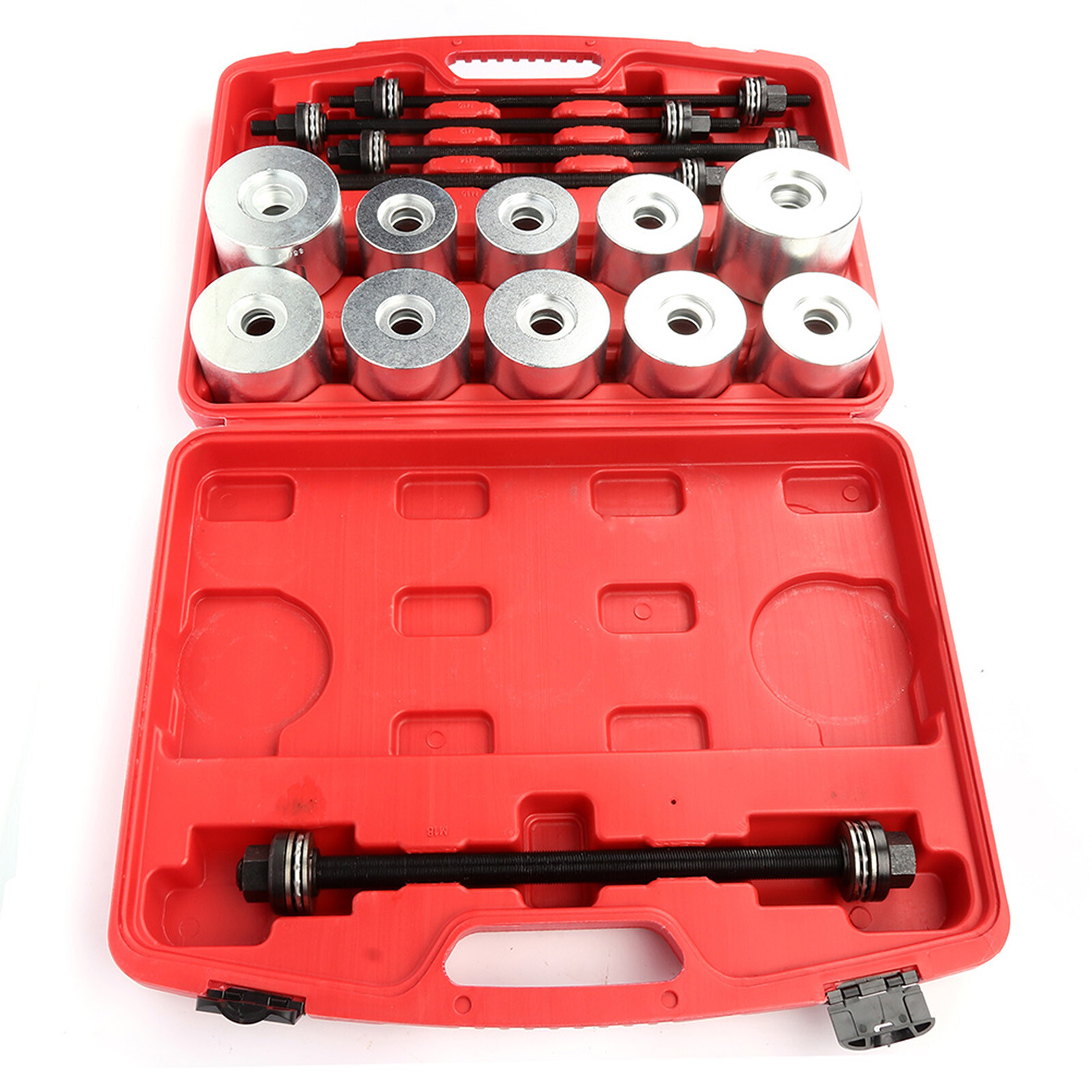 27pc Universal Press and Pull Sleeve Kit Bush Bearing Removal Insertion Tool Kit