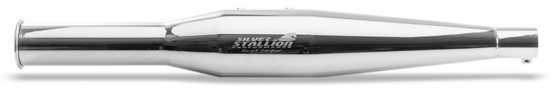 Sturdy Exhaust (Silver) (Gloss) Fit for Royal Enfield OLD CLASSIC 350 / 500