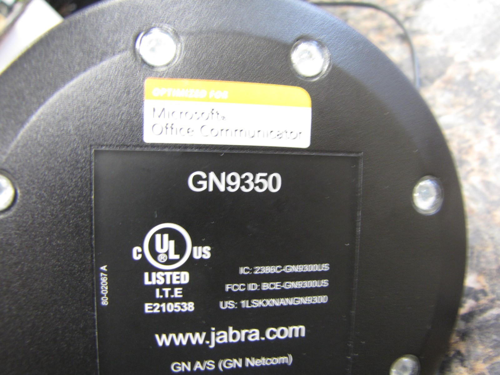 Jabra GN9330e Cordless Headset & GN9330 & GN Netcom Gn9350 Headset Base