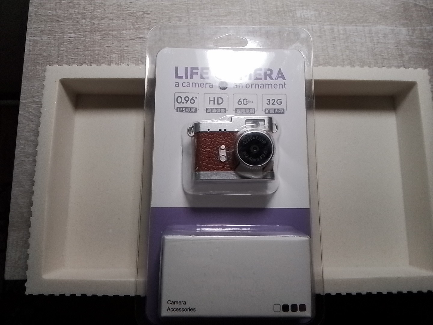 Minature Life Camera A Camera An Ornament .96 IPS HD, 32G , Micro SD Flash Drive