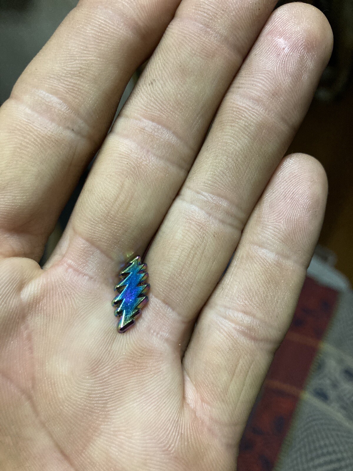 rainbow anodized mini grateful dead 13 Point bolt pin LE numbered