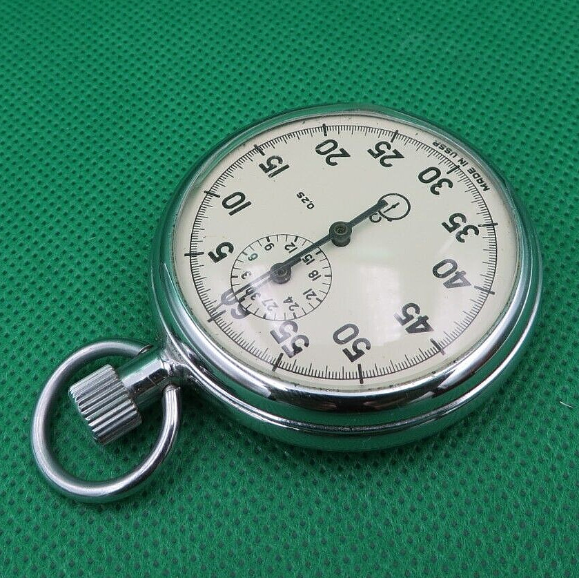 Mechanical Stopwatch Vintage Soviet USSR