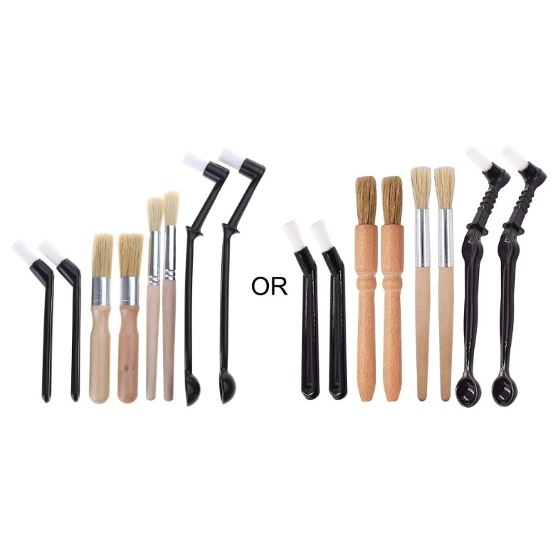 Coffee Brush Set Professional Espresso Brush Coffee Machine Cleaning Brush