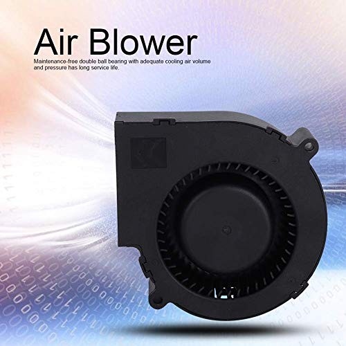 12V 2.4A Blower Fan, Double Ball Bearing, Variable Speed Controller, Airflow
