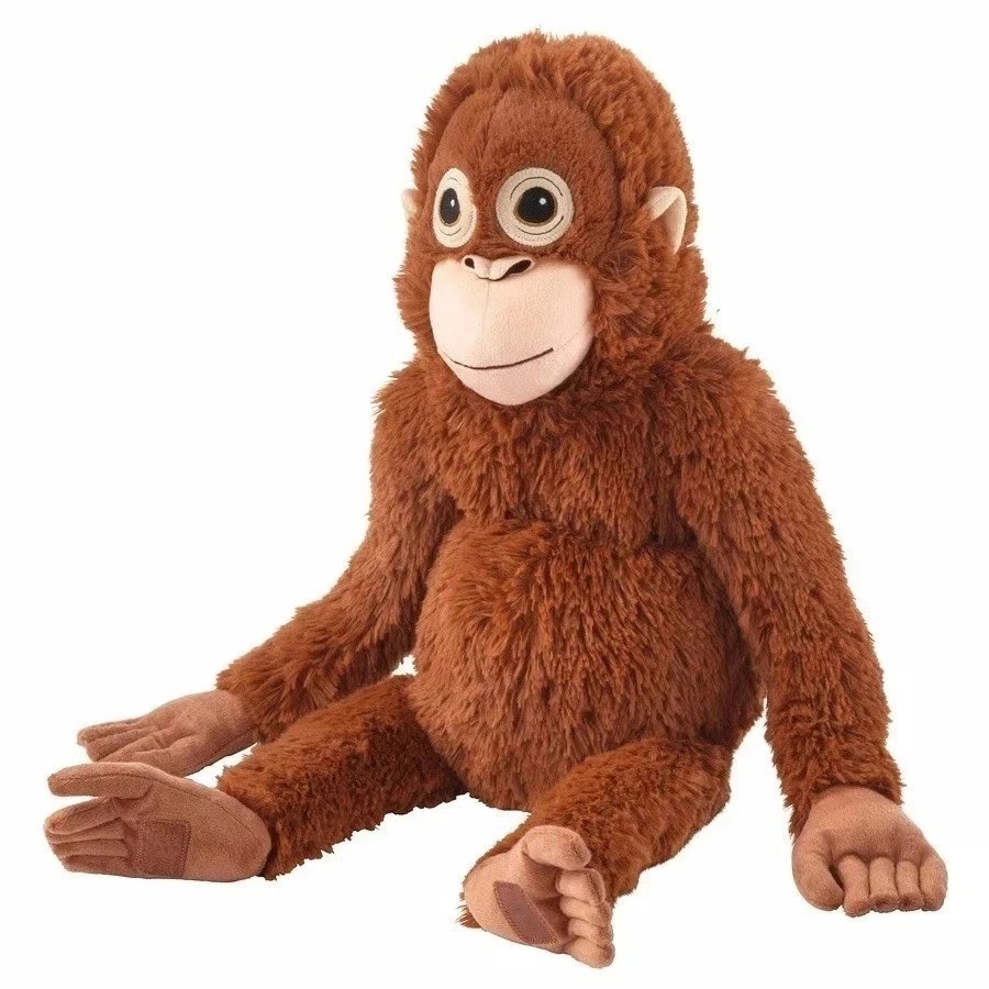 IKEA DJUNGELSKOG Orangutan Soft Toy - Brown TL