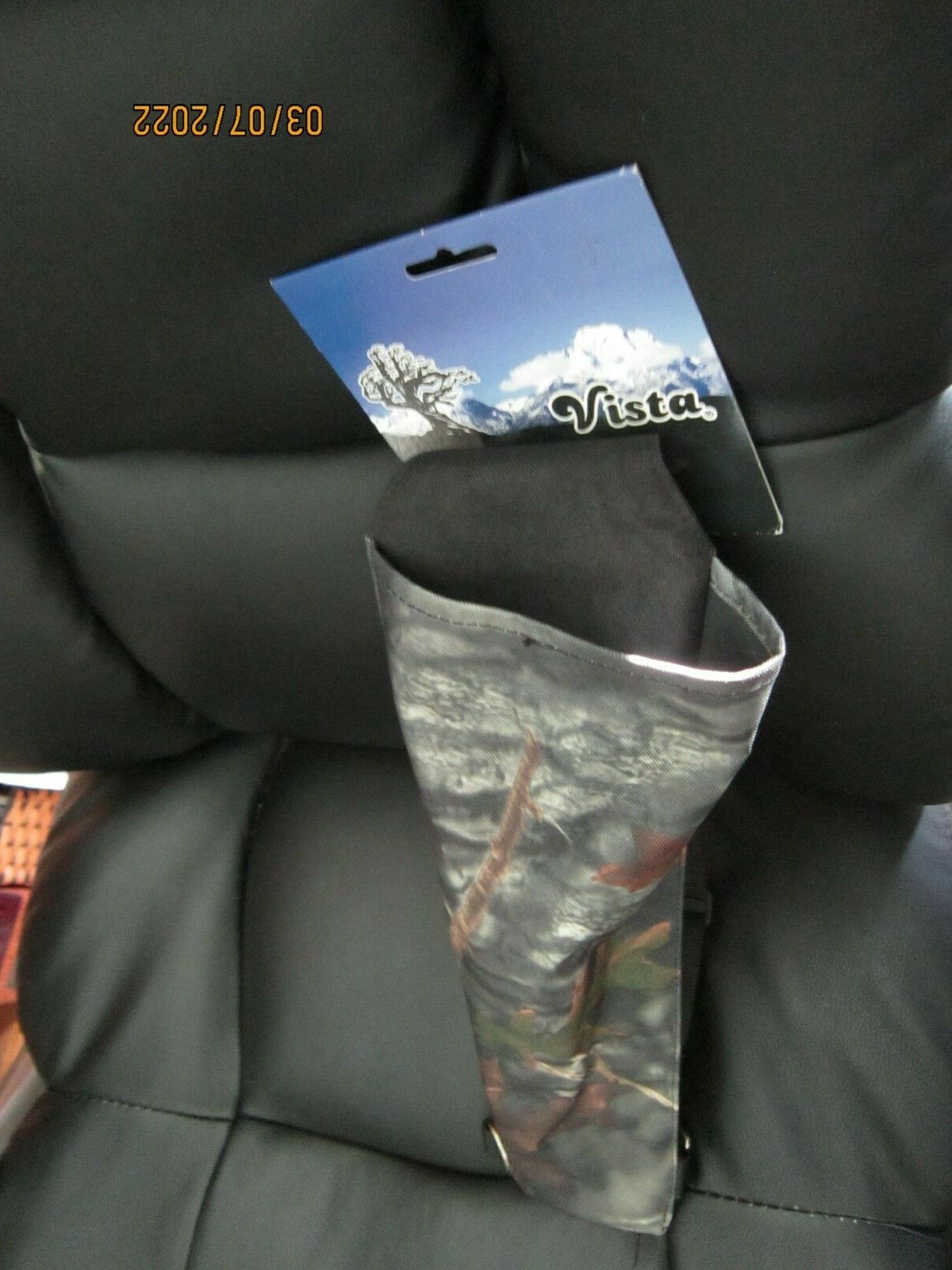 VISTA Camo Arrow Back Quiver shoulder strap WRIBIZ 14"  NEW  sportsman holder
