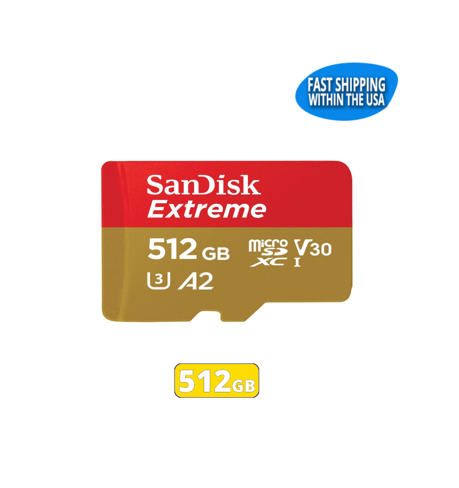 Sandisk 512GB Extreme MicroSD Memory Card GoPro HERO10 Black Bones HERO11 Black