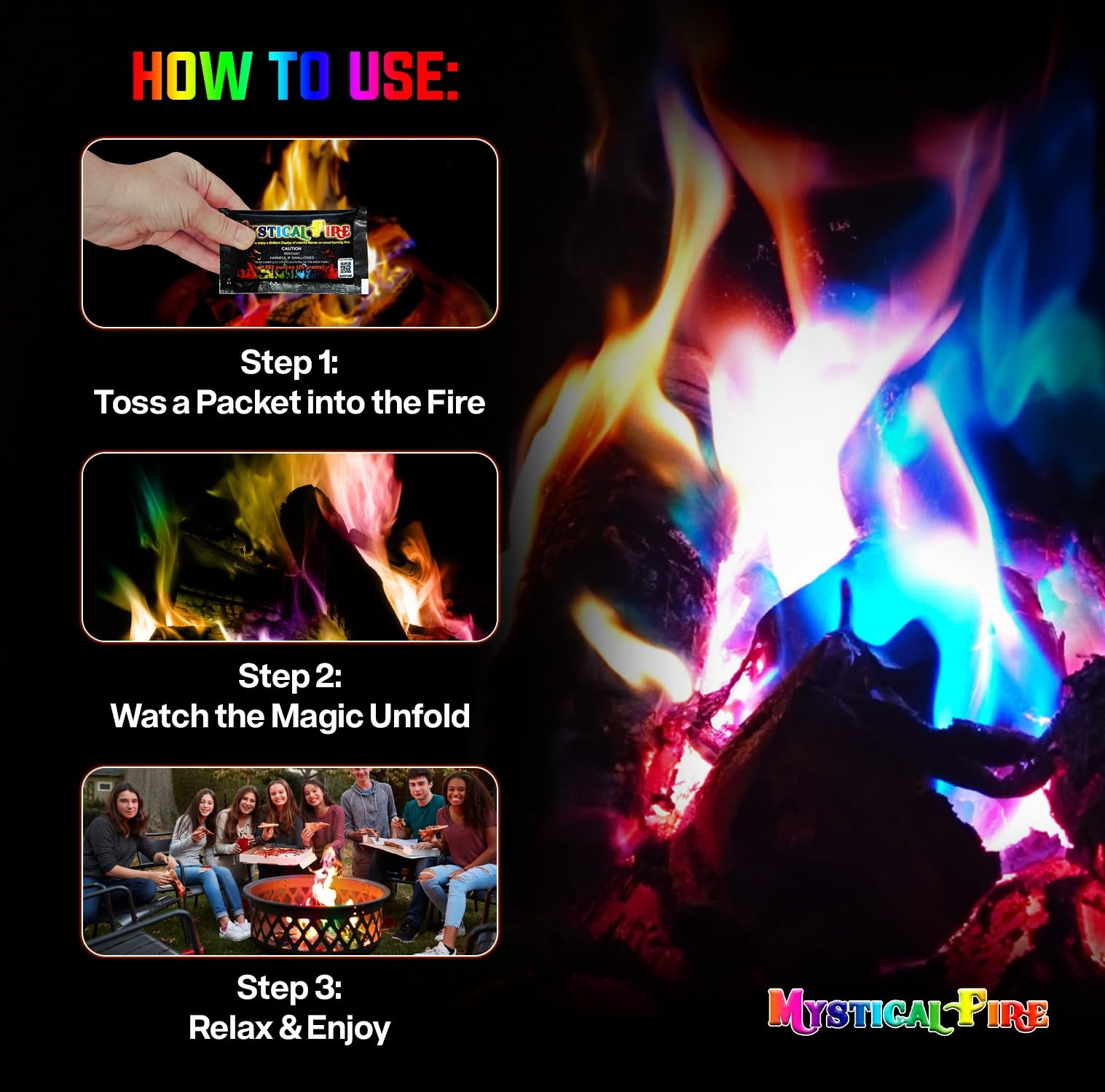 Mystical Fire Color Changing Packets Pits Regular,