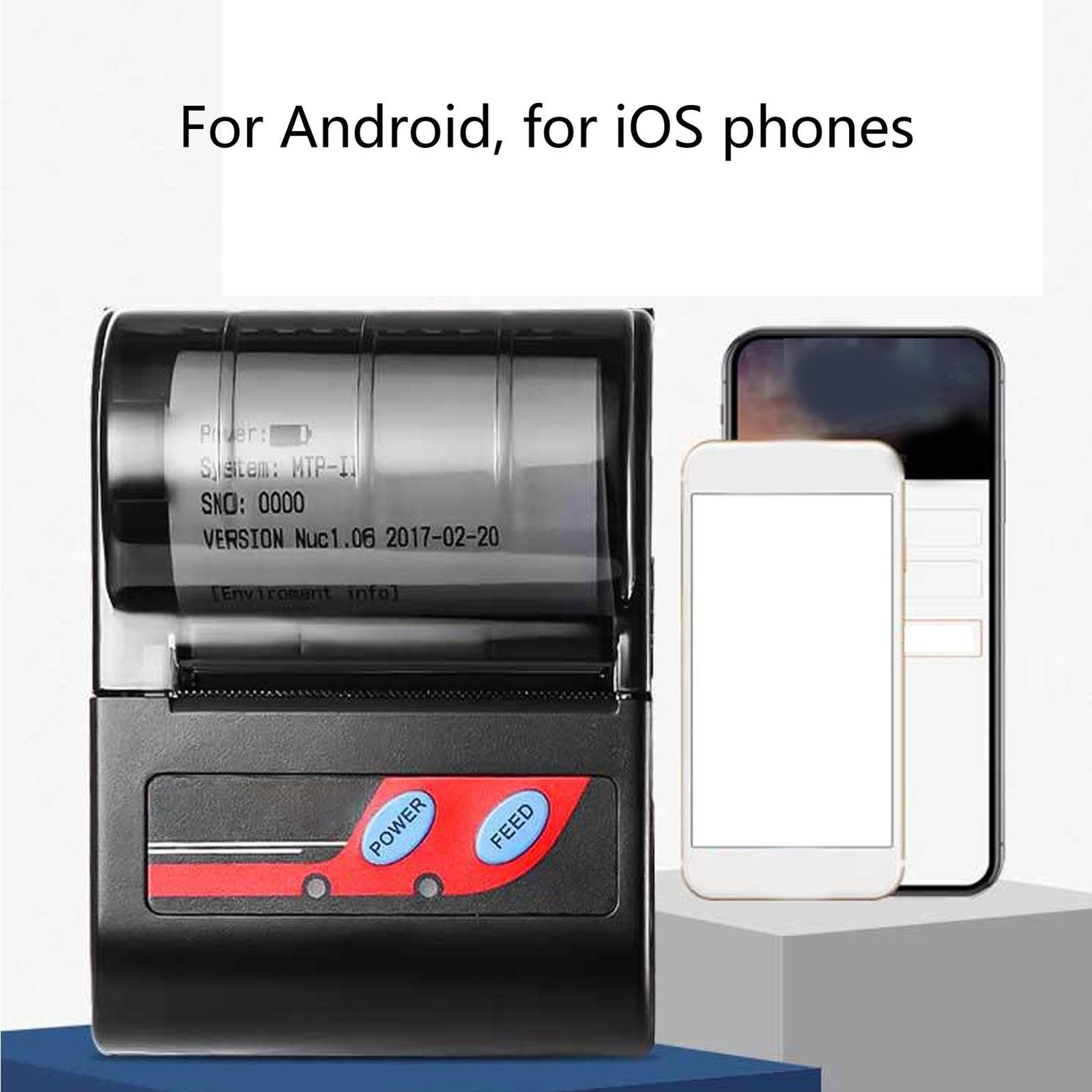 Hilitand Portable Handheld Thermal Receipt Printer 80mm Second Printing...