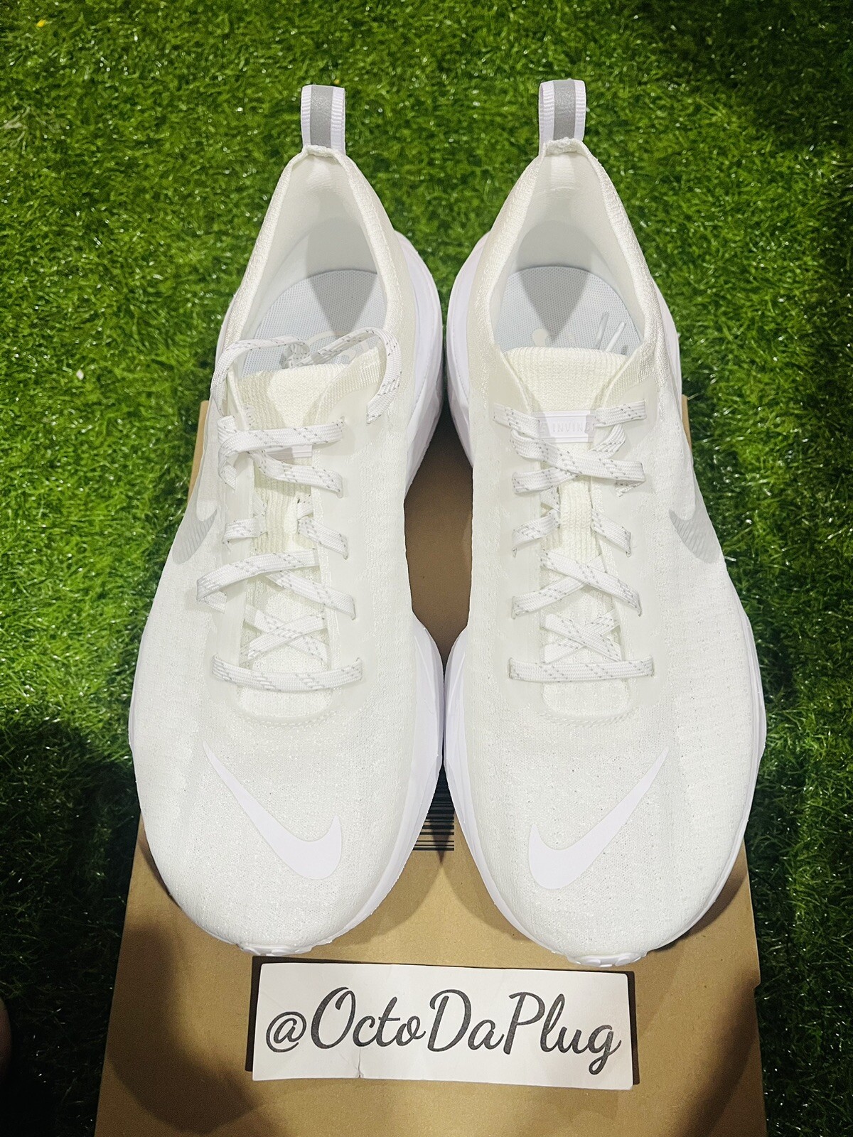 Nike ZoomX Invincible Run FK Triple White Mens Multi Sizes DR2615-103