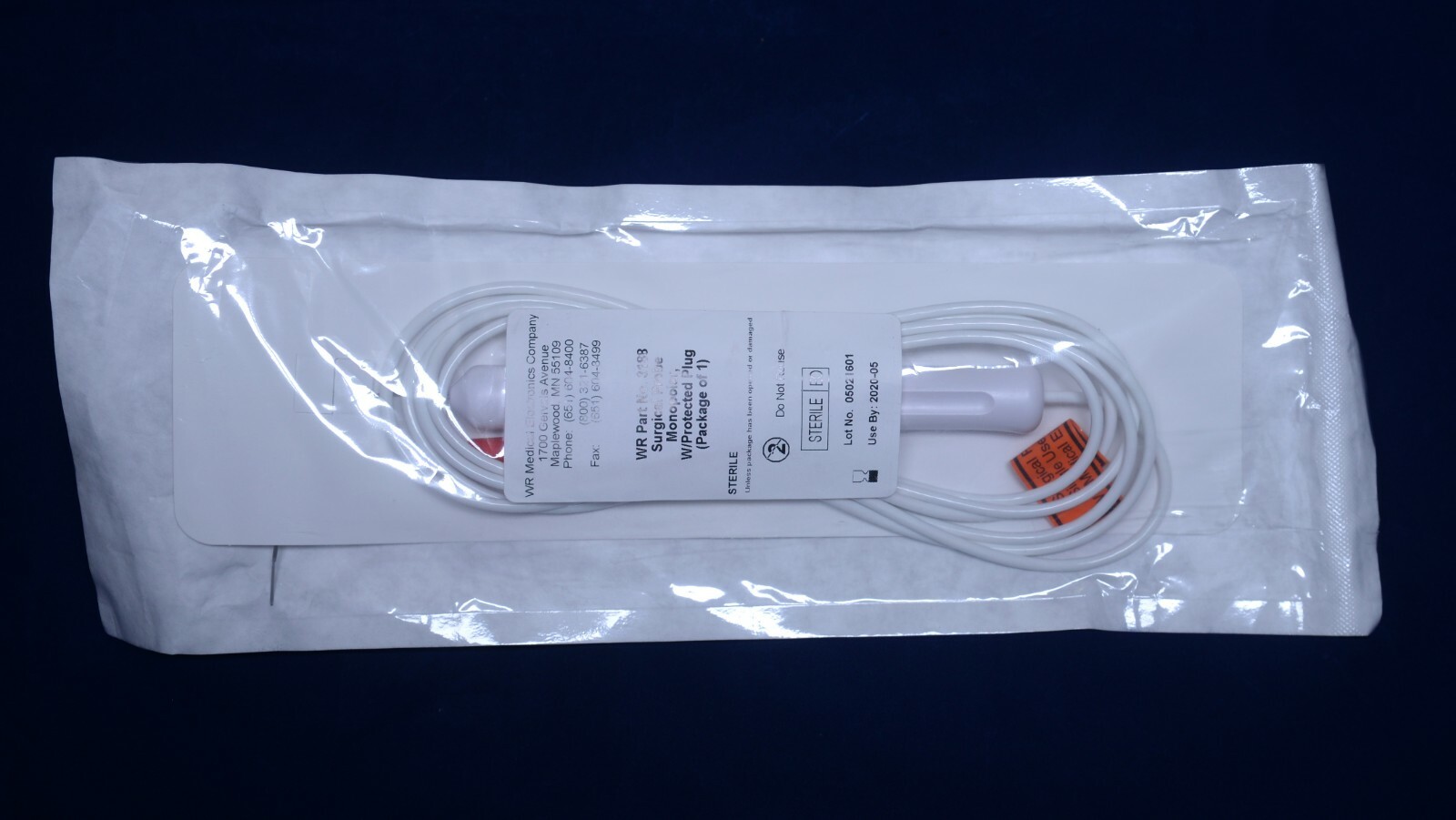 WR Medical #3188 Surgical Probe Monopolar w Protected Plug USA