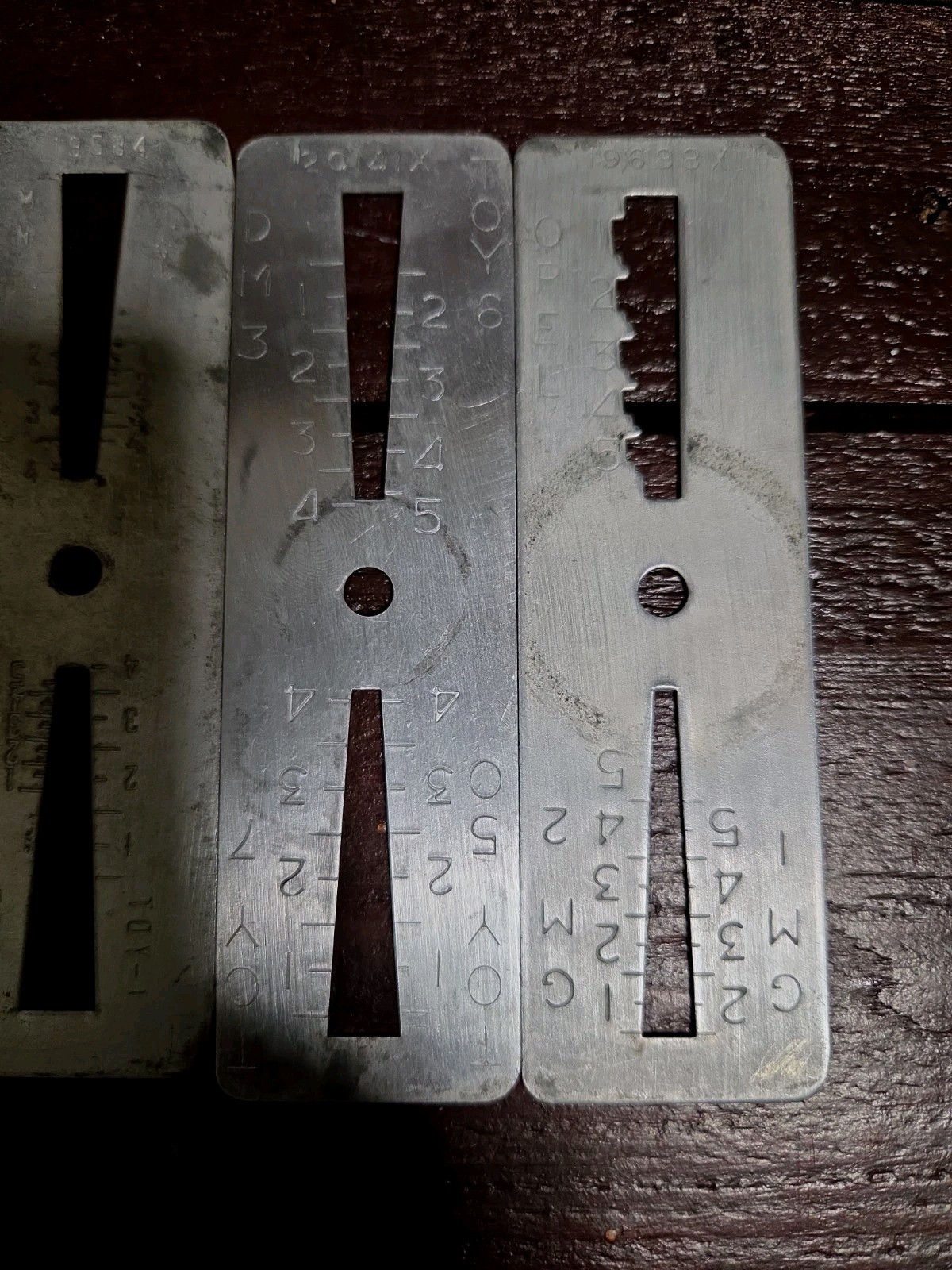 (Curtis Key DECODER GAUGES Lot Of 8 Mixed