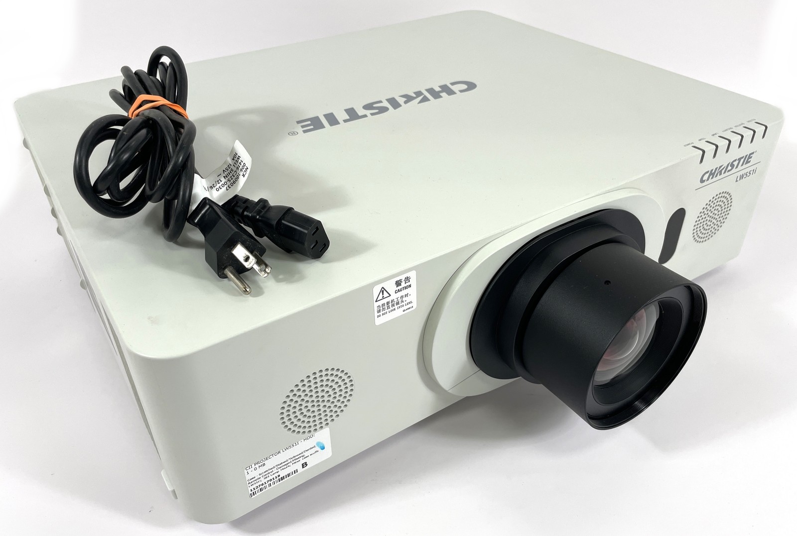 Christie LW551i 3LCD WXGA 5500 Lumens Projector 500-1499 Lamp Hours