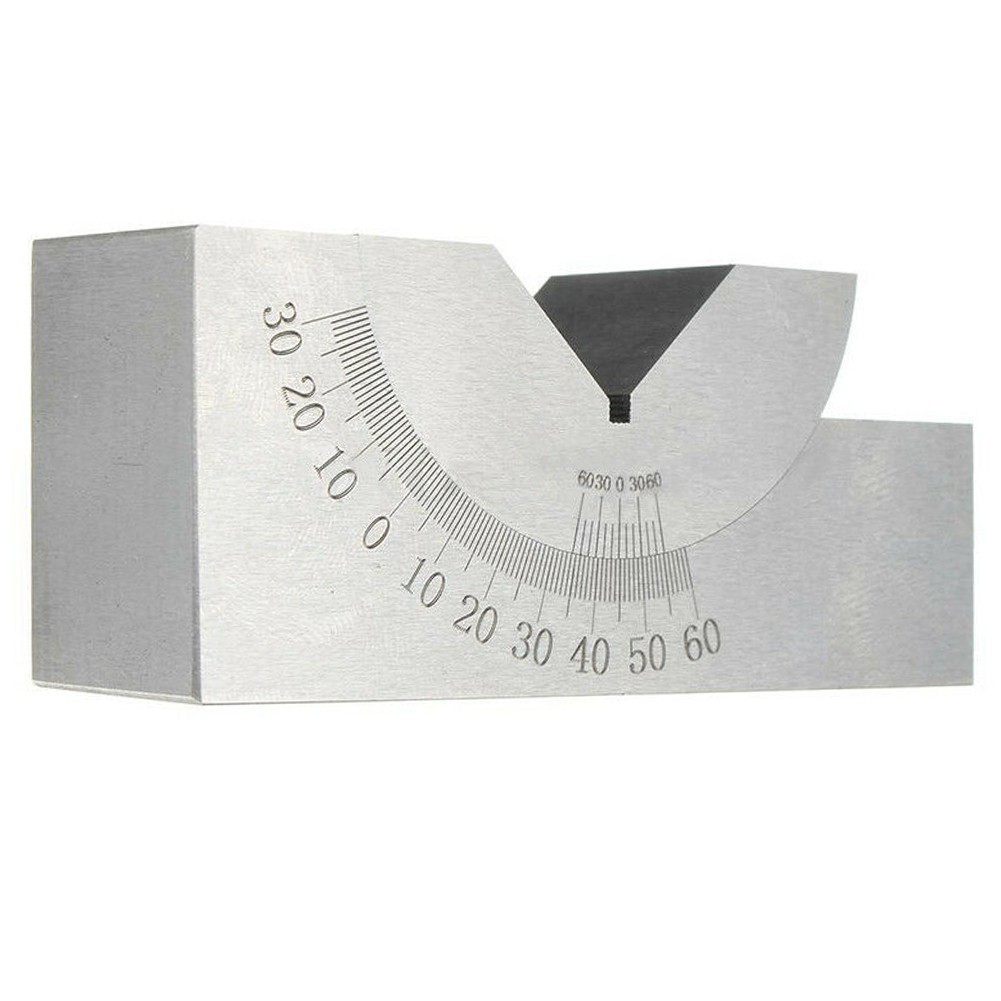 Adjustable Steel Angle Block Tool for Machining and Testing Workpieces