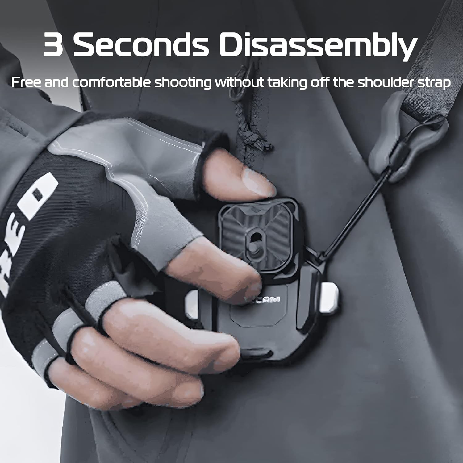 FALCAM F38 Camera Strap Quick Release Clamp Base & Plate Full Set Camera Mount