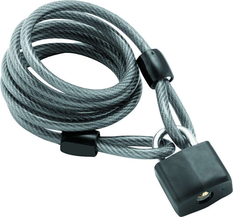 Bikemaster Bully Lock Cable with Padlock 6ft x 10mm 132204