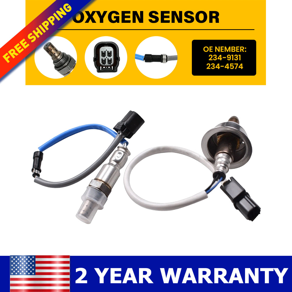 2pcs Oxygen o2 02 Sensors fit for Honda Accord 2.4L L4 2013 2014 2015 2016 2017