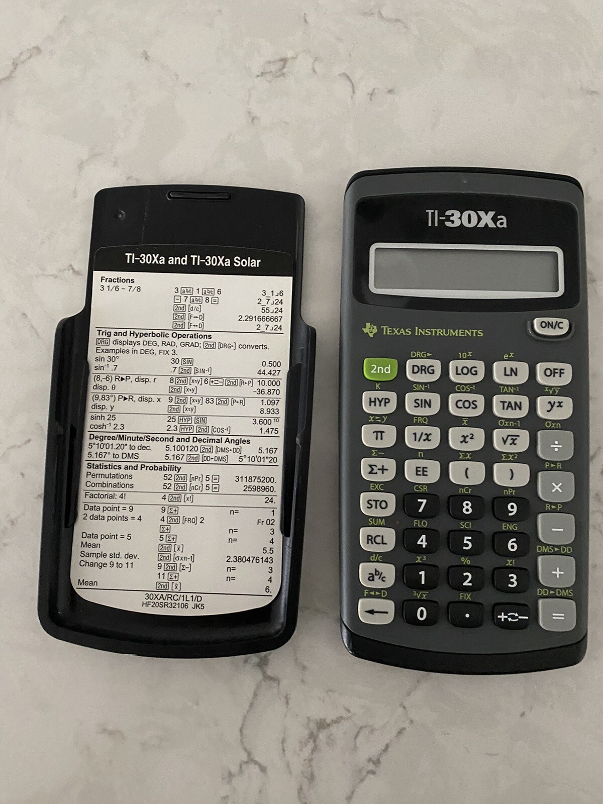 Texas Instruments TI-30Xa Scientific Calculator TESTED