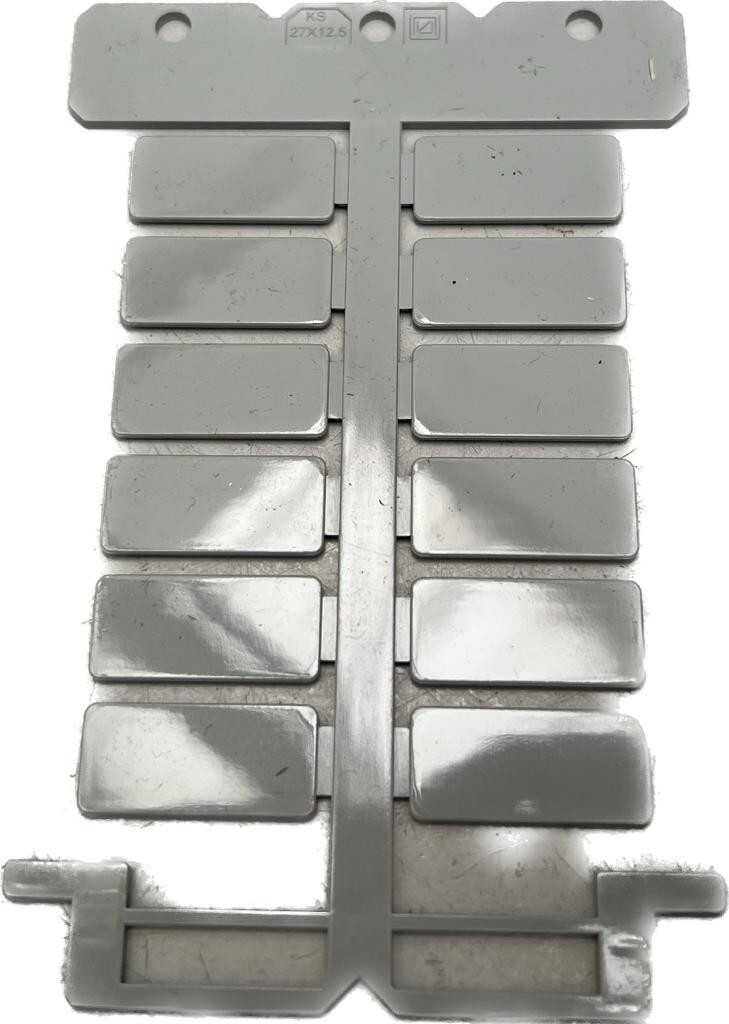 12x Murrplastik KSK 27x12 License Plate 86361268 Win-Type: 116