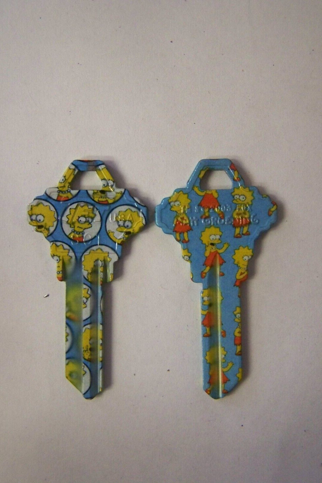 The Simpsons Lisa  Schlage SC1 house key blanks qty 2, rare