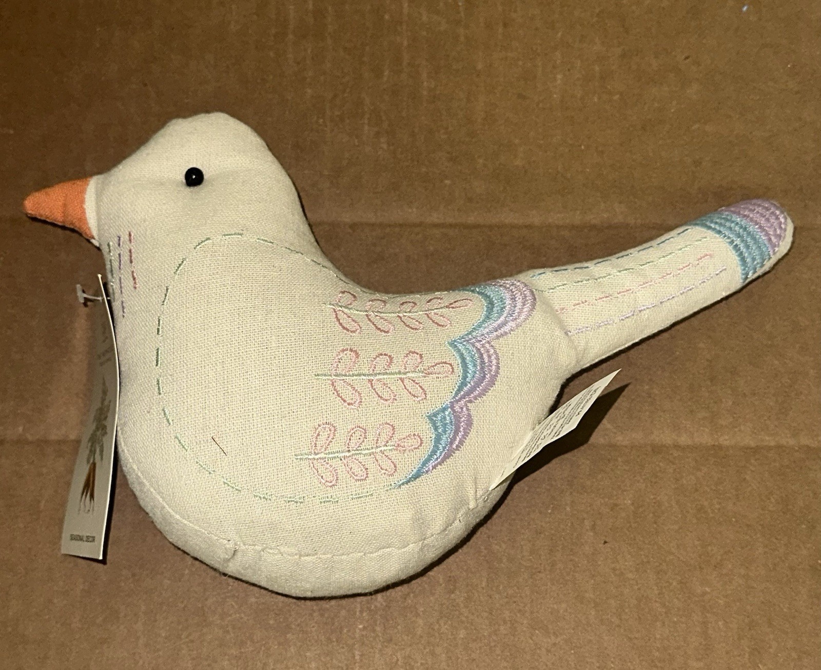 Rachel Ashwell The Farmhouse Bird Stuffed Plush Seasonal Decor Spring Easter 12”