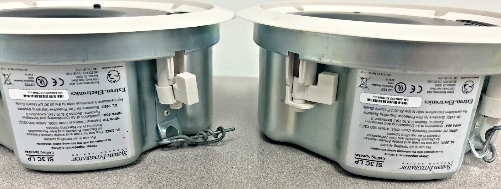 EXTRON ELECTRONICS SI 3C LP CEILING SPEAKERS - 2 SPEAKERS