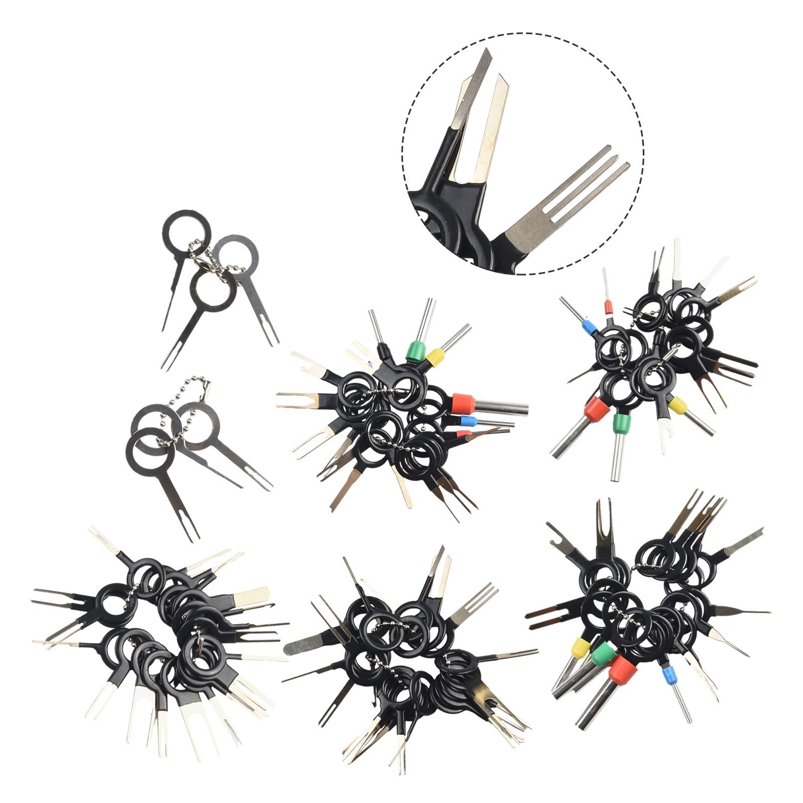 Quick and Efficient Auto Terminal Remover with 100Pc Pin Ejector Wire Kit