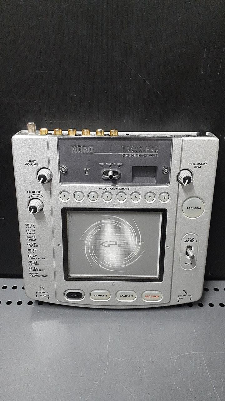Korg KP2 Kaoss Pad Dynamic Effects Controller AC Adapter Tasted From Japan