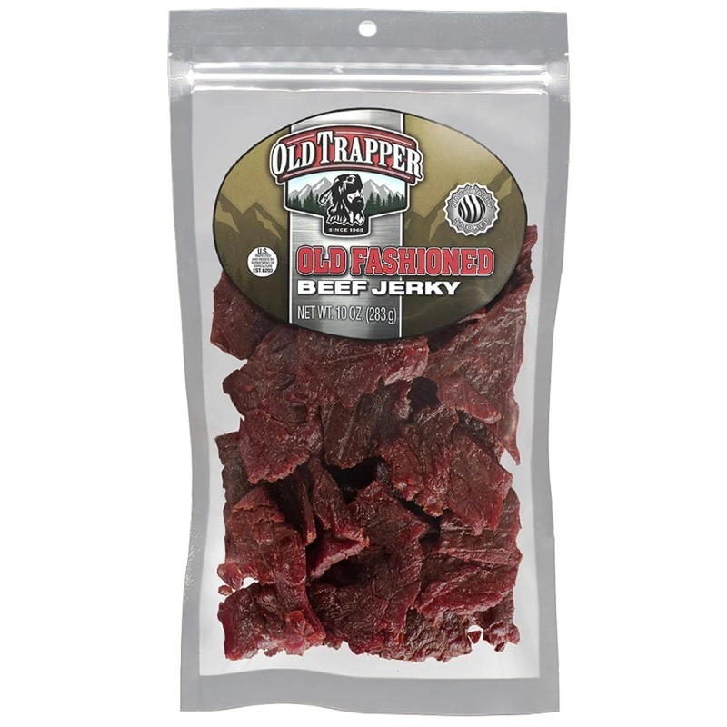 Old Trapper Naturally Smoked Original Old Fashioned Beef Jerky  Resealable Bag