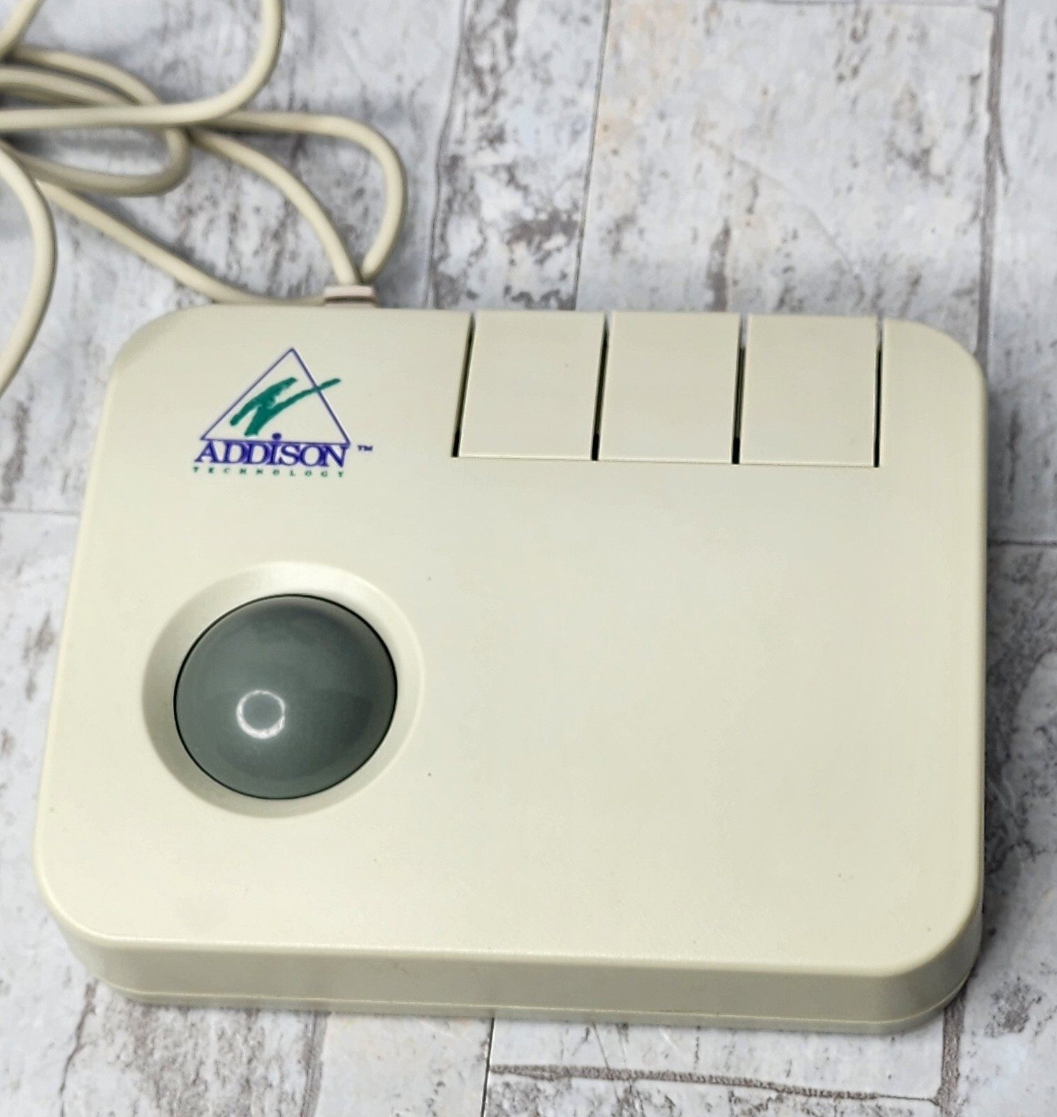 Addison Technology Serial Trackball 290 DPI High Resolution Manual & Box 20020