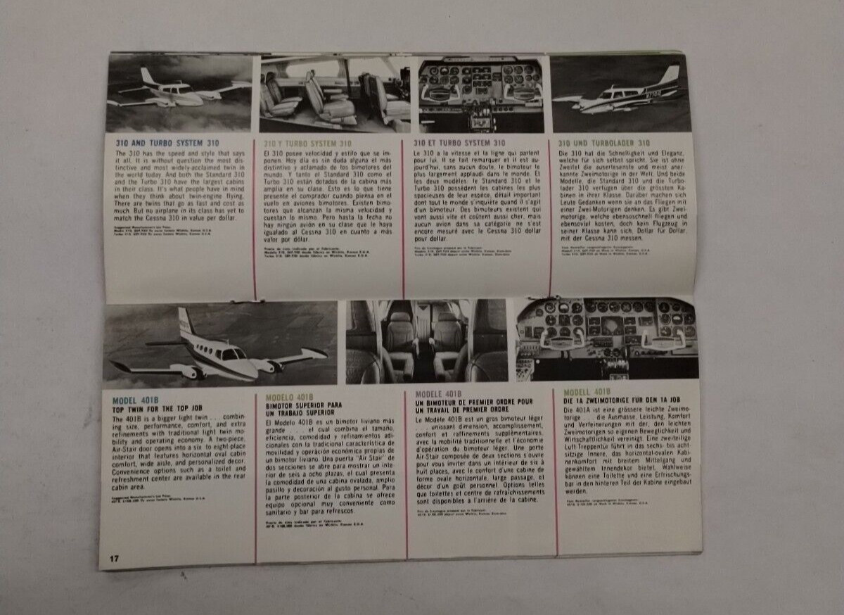 Cessna 1971 Annual Catalog-Original