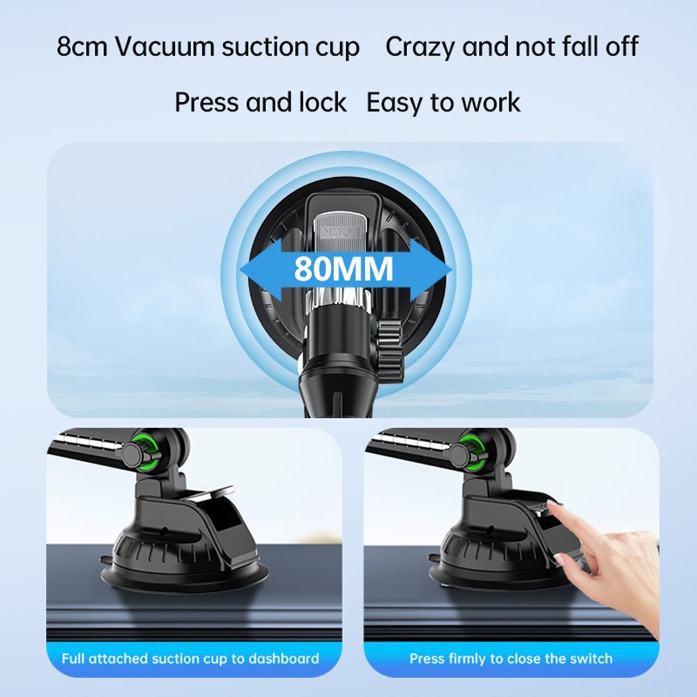 Car Phone Tablet Holder Suction Cup Windshield Dashboard Mount for iPhone iPad