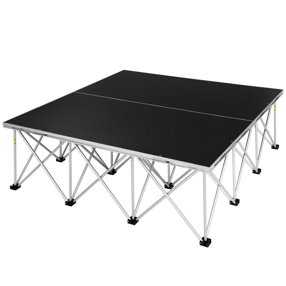 Portable Stage Risers 4x4 Stage Platform 16.5" Heights Platform Modular System
