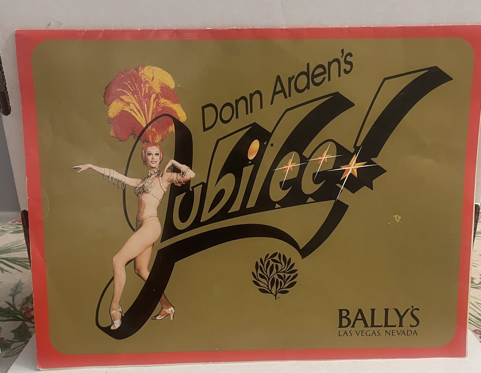 Donn Arden's Jubilee Souvenir Program Bally's 1986 Las Vegas Nevada