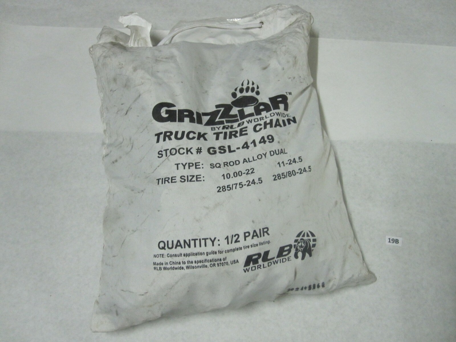 Grizzlar GSL-4149 Dual Alloy Square Rod Tire Chains 11-24.5 285/75-24.5