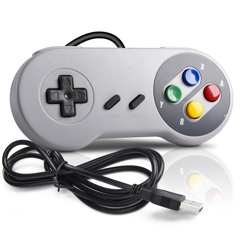 USB Wired N64 / SNES / NES Gaming Controller Gamepad Joystick For PC LAPTOP MAC
