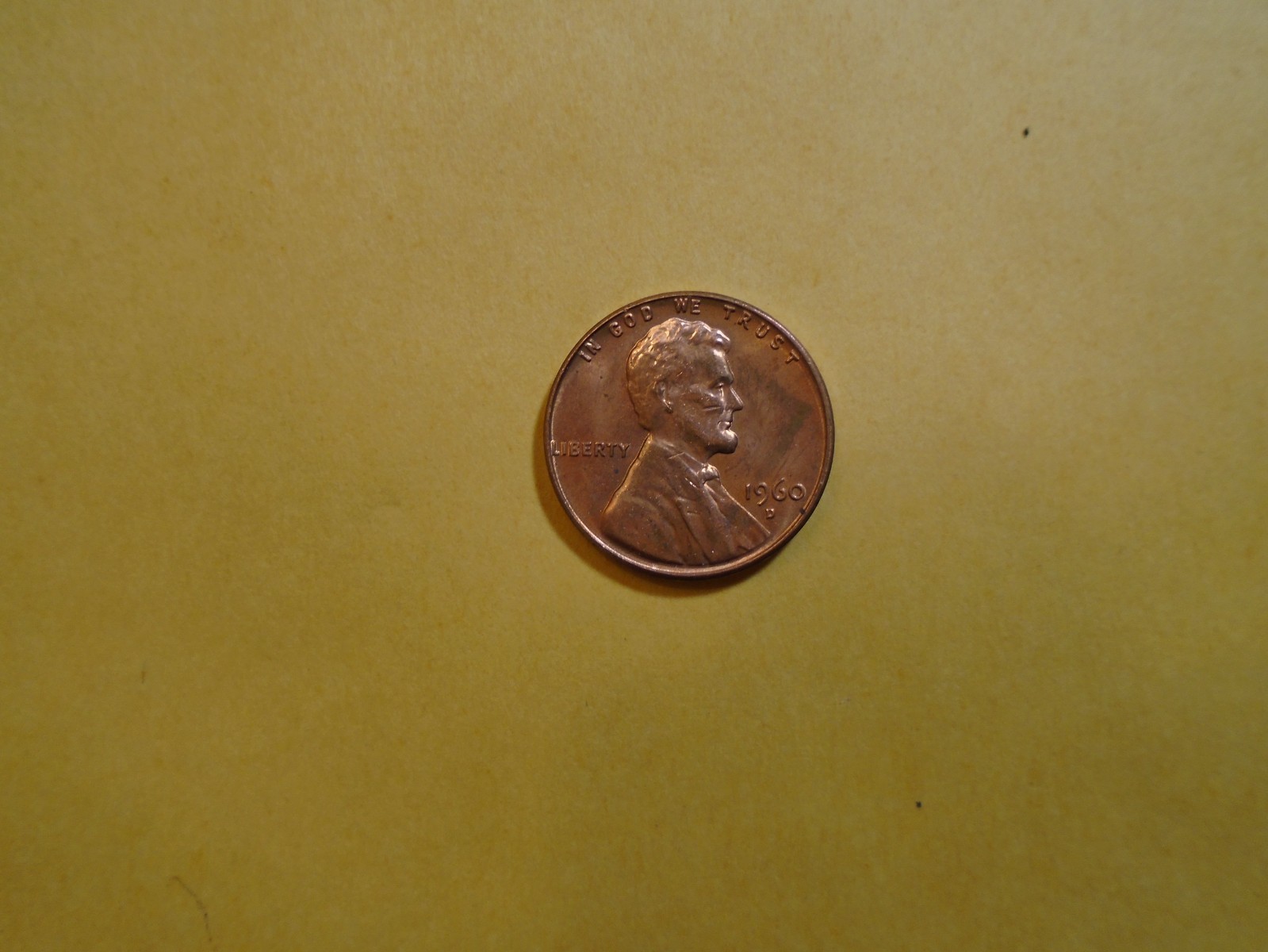 LINCOLN PENNIES, COINS, MONEY (  1960-D  - VERY NICE LOOKING ) FREE SHIP