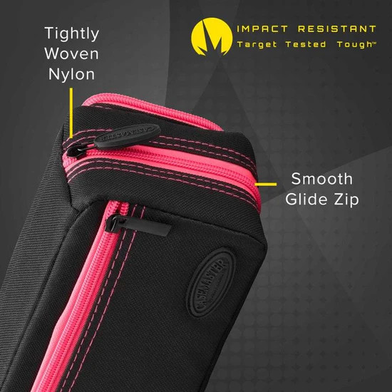 CASEMASTER PLAZMA VIPER DART CASE BLACK W/ PINK TRIM NEW SHIPS FREE FLIGHTS FREE